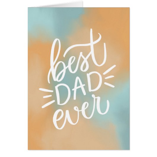 Meilleur père. Script de typographie Bonne fête de (Devant)