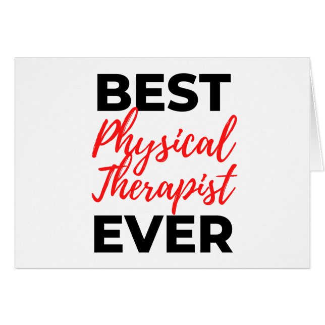 Meilleur physiothérapeute jamais 2 (Devant horizontal)