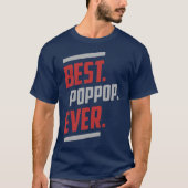 Meilleur. Poppop. Jamais. T-shirts (Devant)