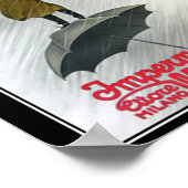 Meilleur Poster vintage Raincoat (Coin)