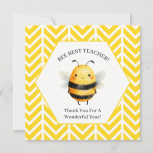 Meilleur professeur abeille Invitation de classe