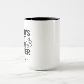 Meilleur professeur de mathématiques du monde Mug  (Centre)