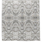 Meilleur rideau Floral Blanc Style 2 (Devant)