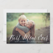 Meilleur script de maman jamais | Carte de fête de (Devant)