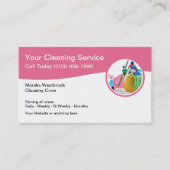 Meilleur service de nettoyage moderne Cartes de vi (Devant)