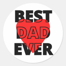 Meilleur Sticker Papa Jamais