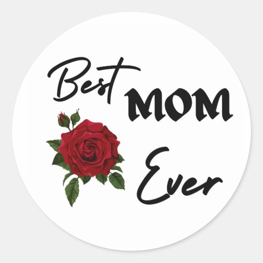 Meilleur Stickers Maman Jamais (Devant)