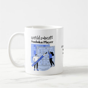 Meilleur Sudoku Joueur du monde Mug personnalisé