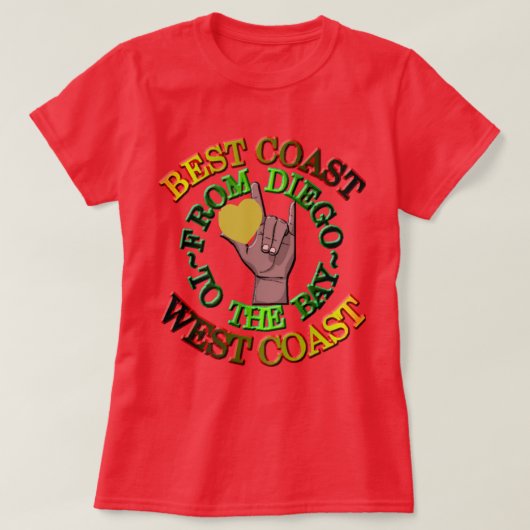 Meilleur T-Shirt Coco Luv Ouest (Design devant)