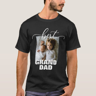 Meilleur T-shirt Fête des pères photo GRAND-PÈRE