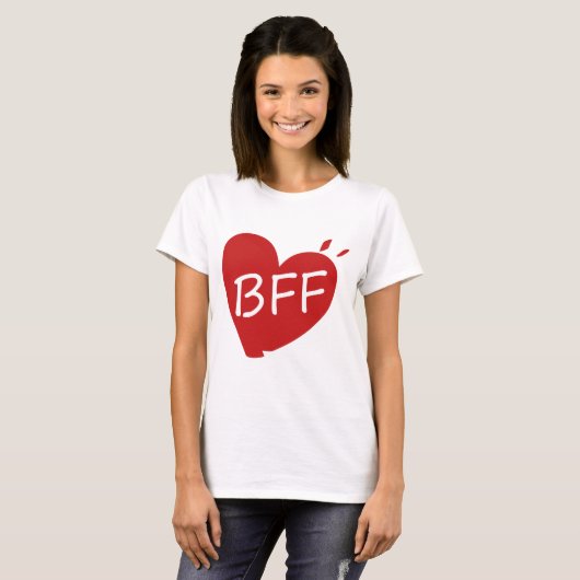 Meilleur T-shirt Friend Forever - BFF Matching (Devant entier)