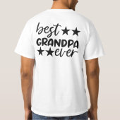 Meilleur T-shirt grand-père (Dos)