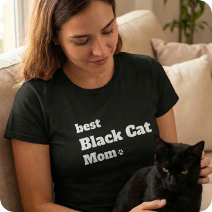 Meilleur T-Shirt pour Maman de Chat Noir pour Amou