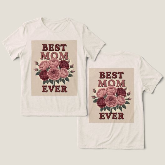 Meilleur T-Shirts Rose (Design Recto & Verso)