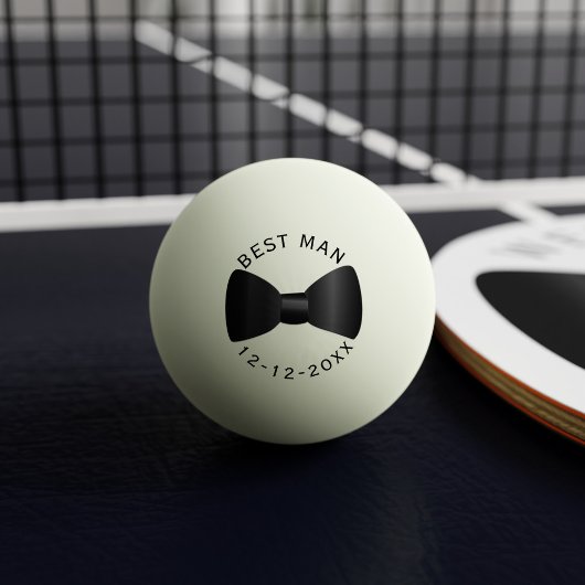 Meilleur Témoin de Mariage Balle de Ping Pong avec