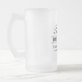 MEILLEUR TÉMOIN MUG GIVRÉ POUR LA FÊTE DE MARIAGE (Gauche)