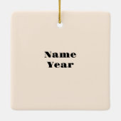 Meilleur temps Femme Ornement de Noël (Dos)