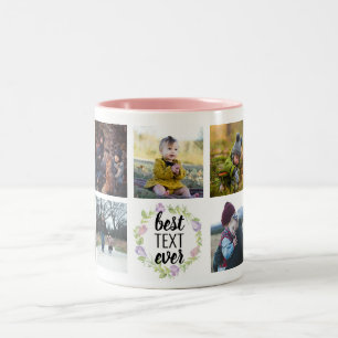 Meilleur Texte Jamais Personnalisé Photo Mug