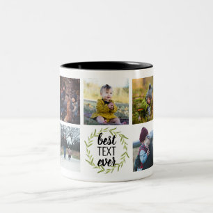 Meilleur Texte Jamais Personnalisé Photo Mug