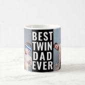 Meilleur Twin Papa Jamais Photo Mug (Centre)