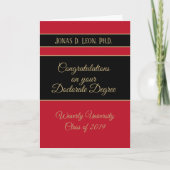 Meilleur Vendeur ! Carte de diplôme de doctorat (d (Devant)