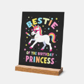 Meilleure amie de la princesse de l'anniversaire f (Angle)