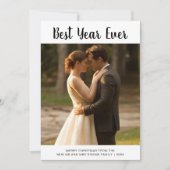 Meilleure Année Jamais Carte de Fêtes Enjouée pour (Devant)
