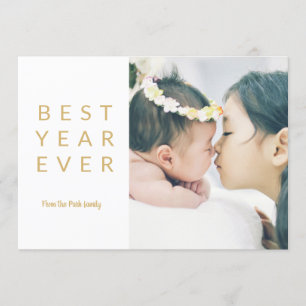 Meilleure année jamais Cartes photos de vacances