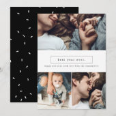 Meilleure année Jamais trois photo Collage Carte d (Devant / Derrière)