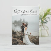 Meilleure année Jour de l'an Carte photo de vacanc (Debout devant)