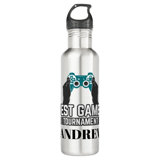 Meilleure bouteille d'eau en acier inoxydable Game (Devant)