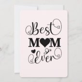 Meilleure carte cadeau de jour mère vous trouverez (Dos)