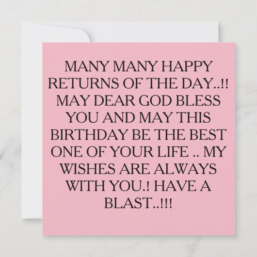 MEILLEURE CARTE D'ANNIVERSAIRE (Dos)