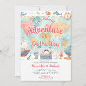 Meilleure carte d'aventure Couples Baby shower fil (Devant)