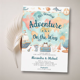 Meilleure carte d'aventure Couples Baby shower gar