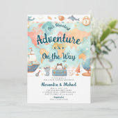 Meilleure carte d'aventure Couples Baby shower gar (Debout devant)