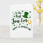 Meilleure Carte de Faux Papier D'or pour Fils (Fleur jaune)