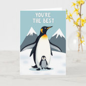 Meilleure carte de fête des mères pour oiseaux (Fleur jaune)