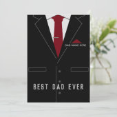 Meilleure carte de Fête des pères DAD Ever Texte / (Debout devant)