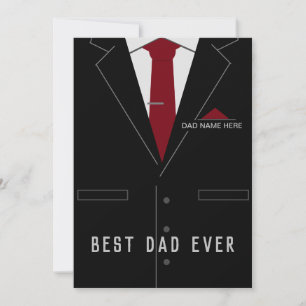 Meilleure carte de Fête des pères DAD Ever Texte /