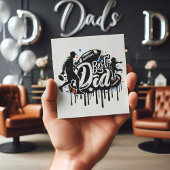 Meilleure Carte de Fêtes pour Papa Football graffi