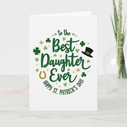 Meilleure Carte de la Fête de la Saint-Patrick pou (Devant)