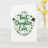 Meilleure Carte de la Fête de la Saint-Patrick pou (Fleur jaune)