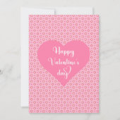 Meilleure carte de la Saint-Valentin Cœurs roses D (Devant)