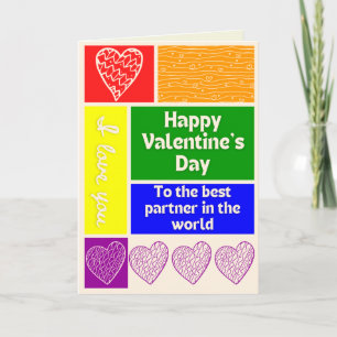 Meilleure carte de la Saint-Valentin sur le thème