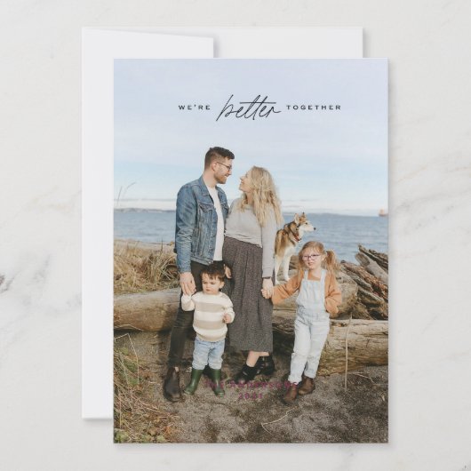 Meilleure carte de Noël (Devant)