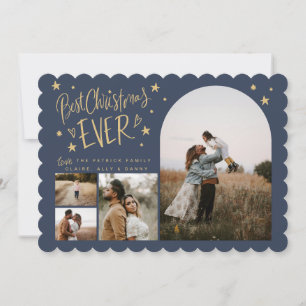 Meilleure carte de Noël 4-photos