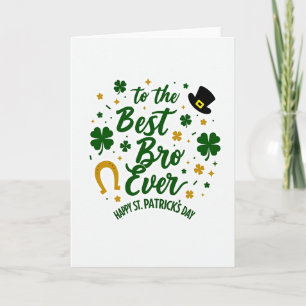Meilleure Carte de Saint-Patrick pour un Frère