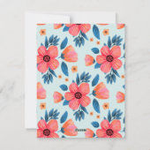 Meilleure carte de vacances à plat (Dos)