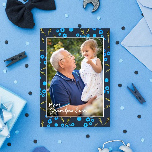 Meilleure carte de vacances pour grand-père